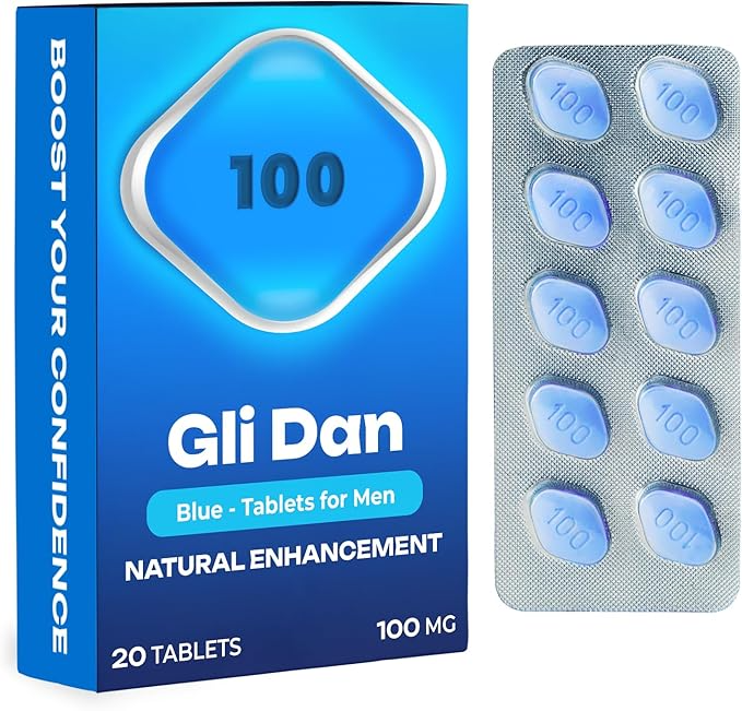 Blue Pills for Men | 100MG Natural Energy Support | Korean Ginseng Blend for Stamina & Vitality | Herbal Power for Physical Performance & Active Lifestyles